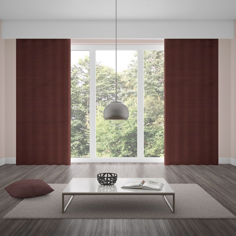 blackout curtains luxe berry