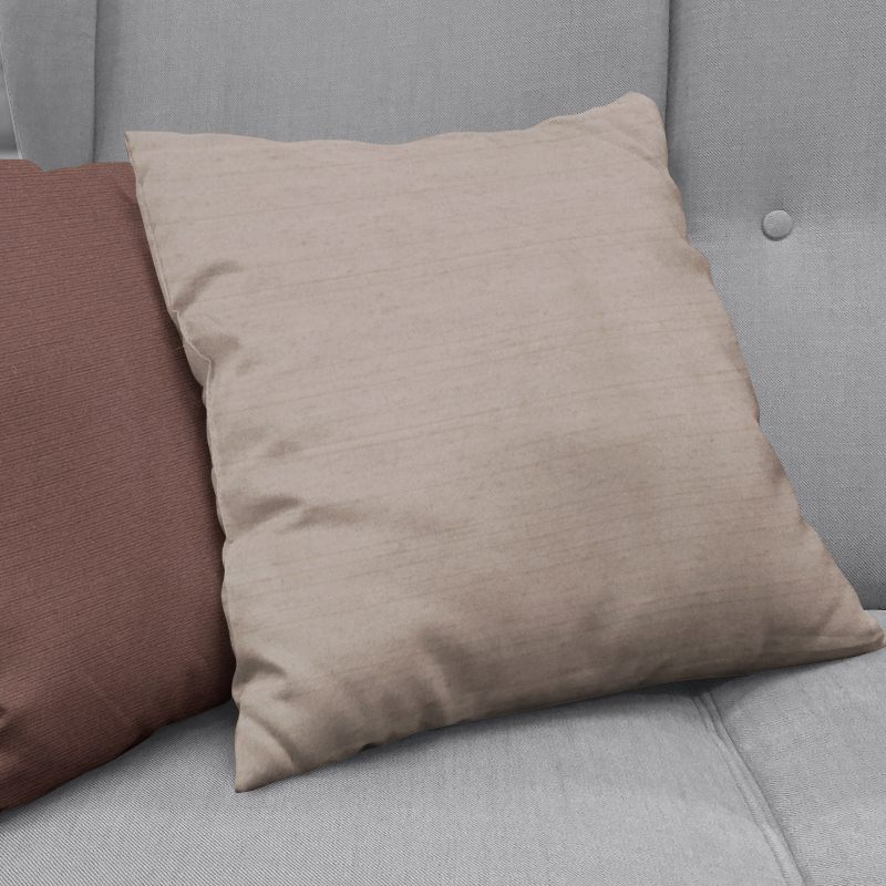 cushions luxe almond