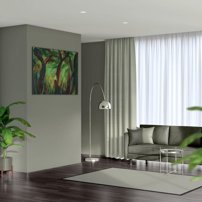 ready made curtains luxe cement