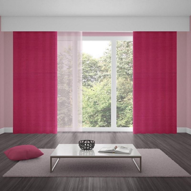 blackout curtains luxe magenta