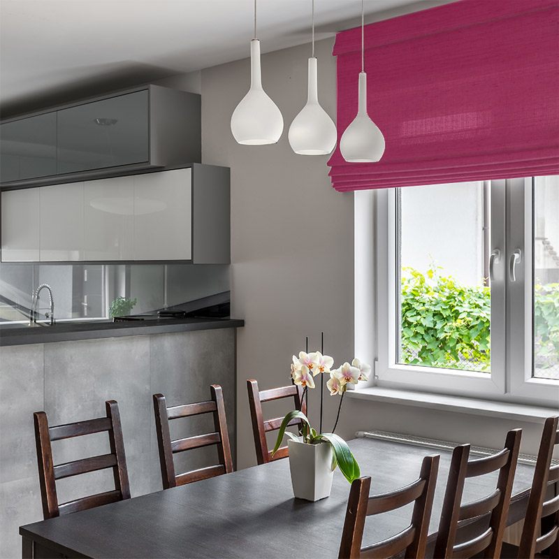 blinds luxe magenta