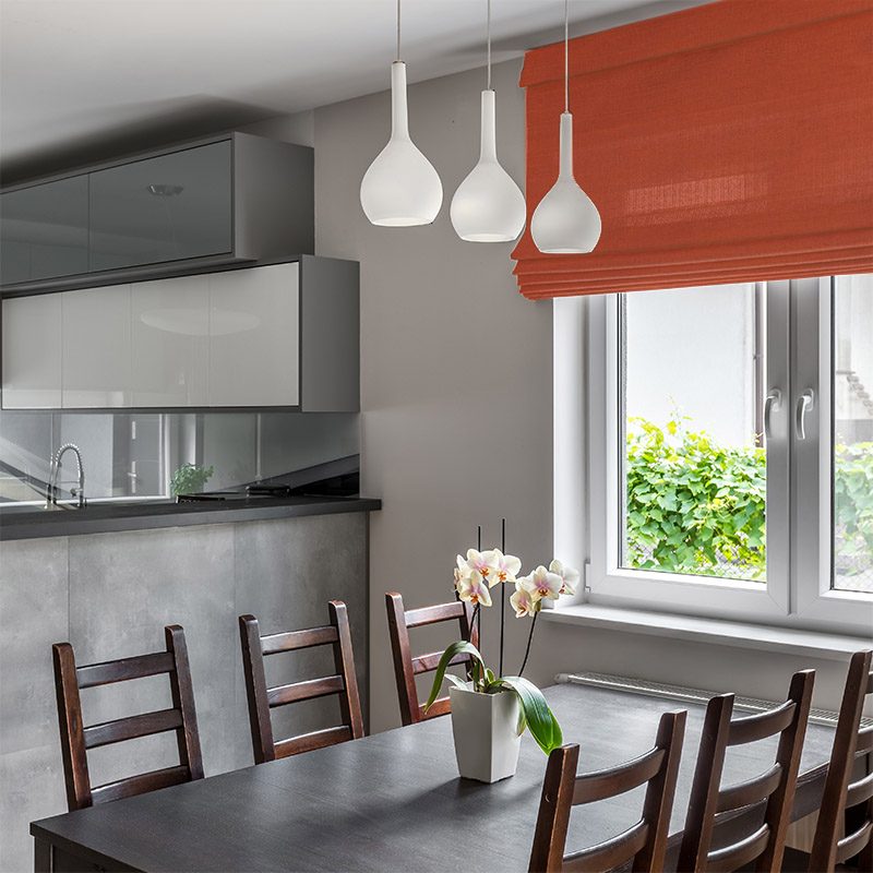 blinds luxe paprika
