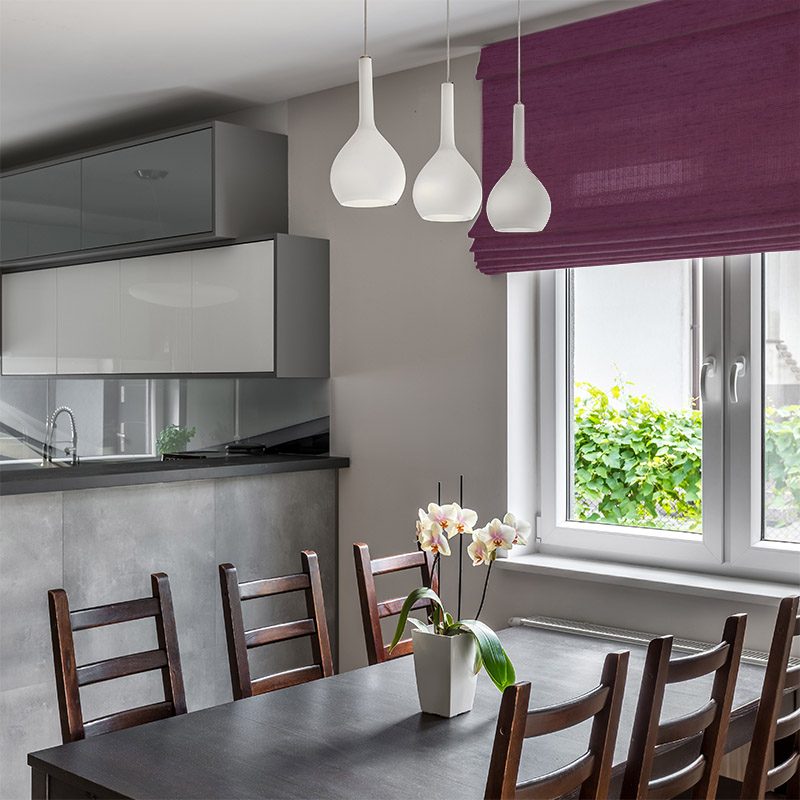 blinds luxe plum