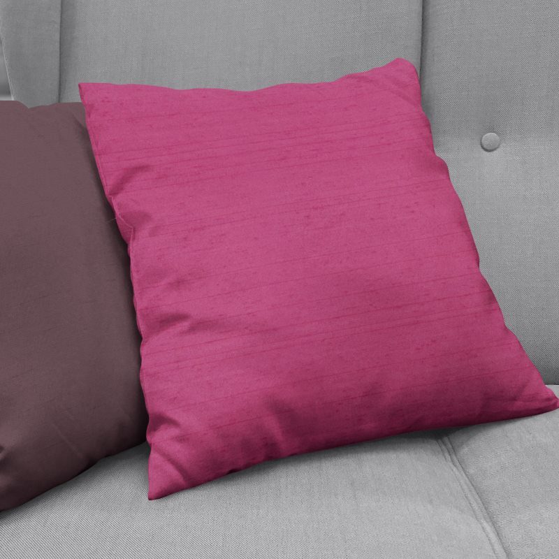 cushions luxe magenta