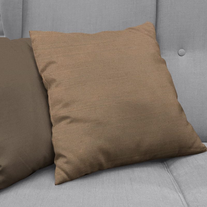 cushions luxe nutmeg