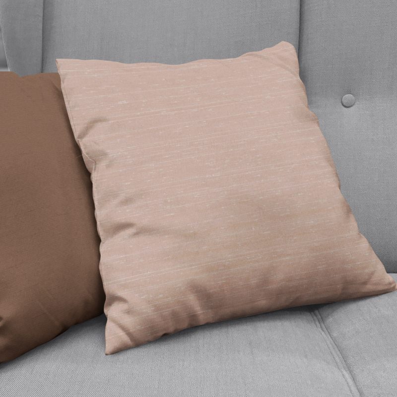 cushions luxe peach