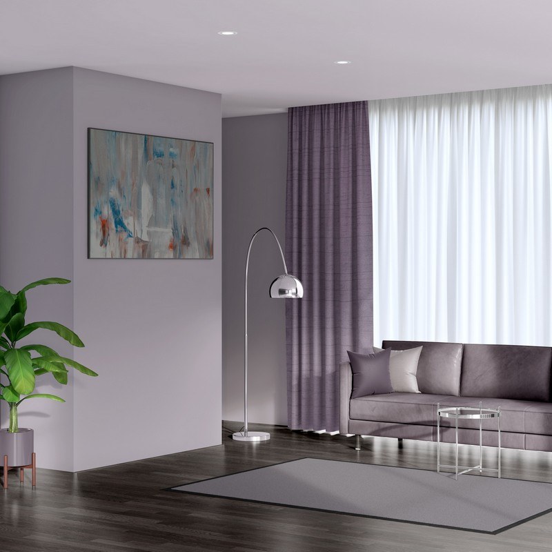 ready made curtains luxe grape