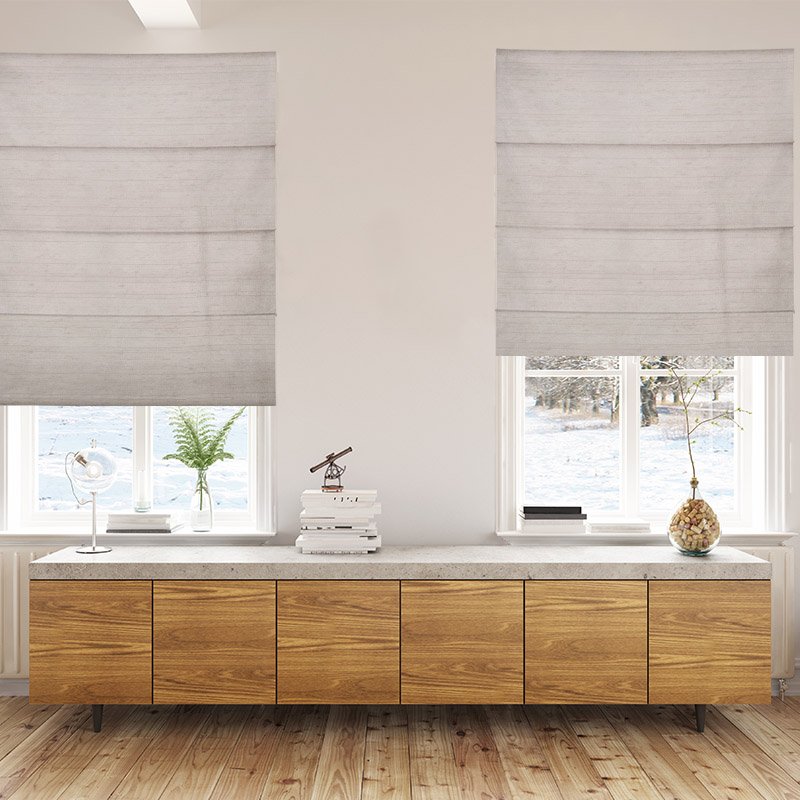 roman blinds luxe frost