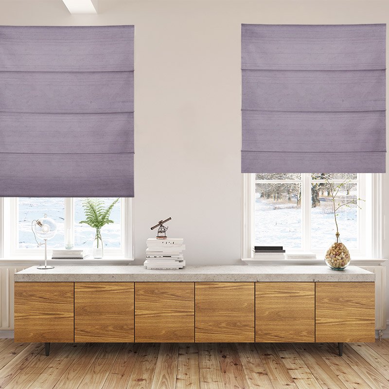 roman blinds luxe grape