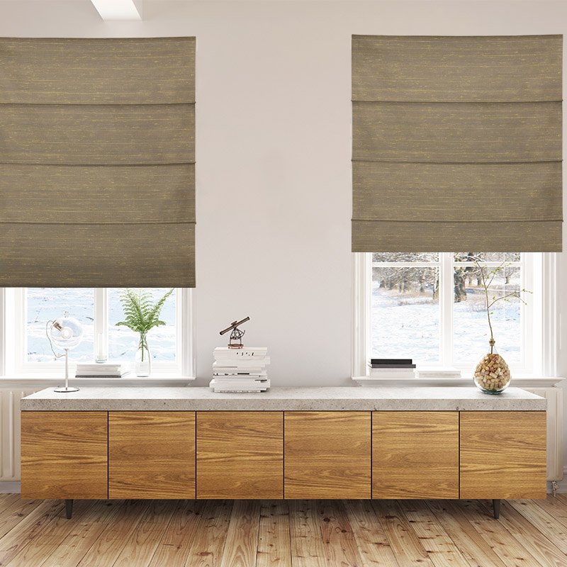 roman blinds luxe honey