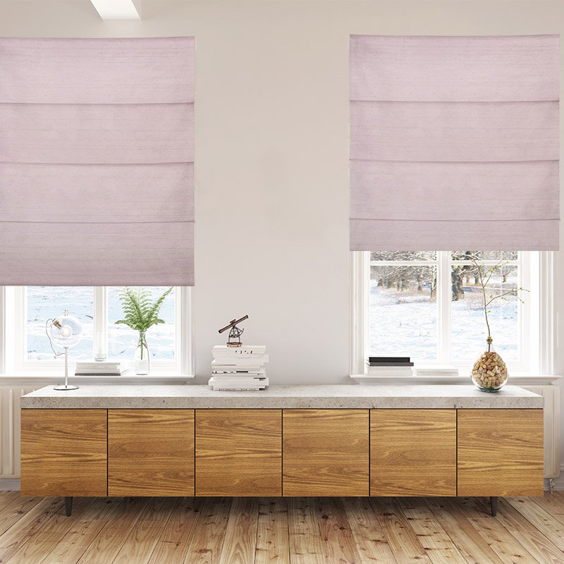 roman blinds luxe petal