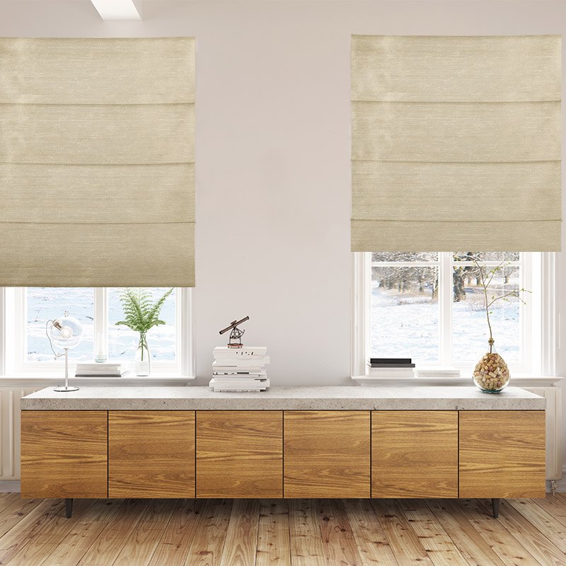 roman blinds luxe rattan
