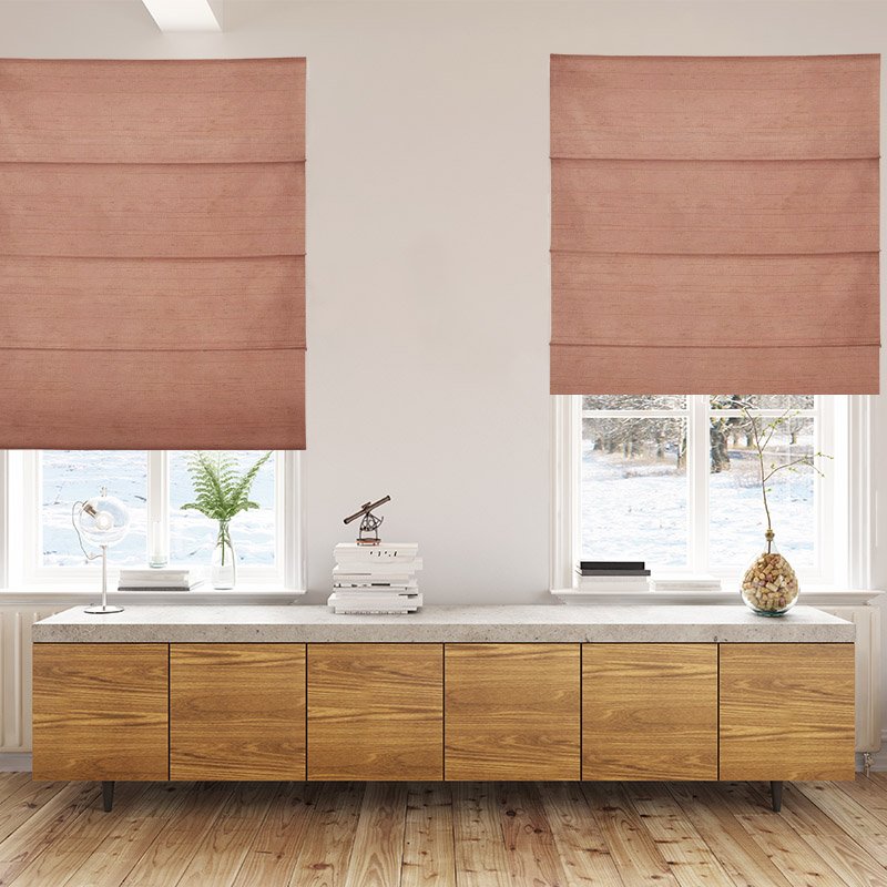 roman blinds luxe sunburn
