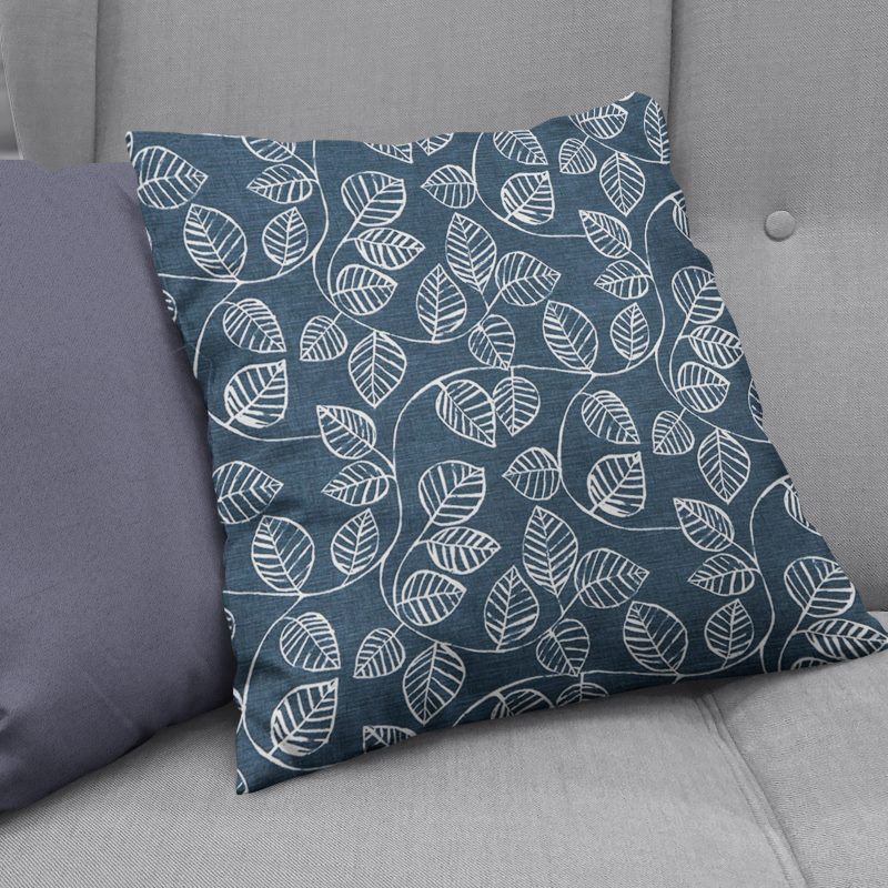 cushion covers vine indigo