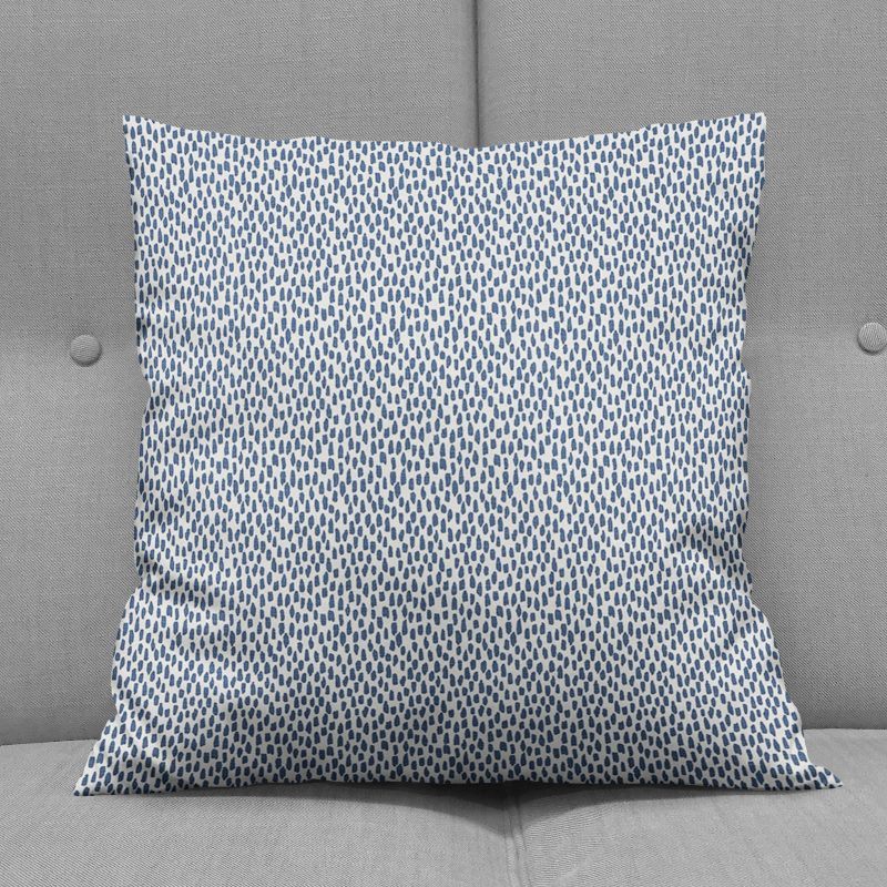 plush cushions sun shower indigo