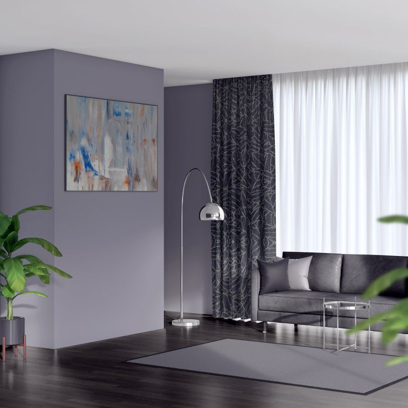 ready made curtains laurel smoke