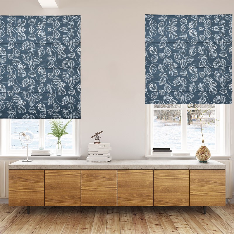 roman blinds nz vine indigo