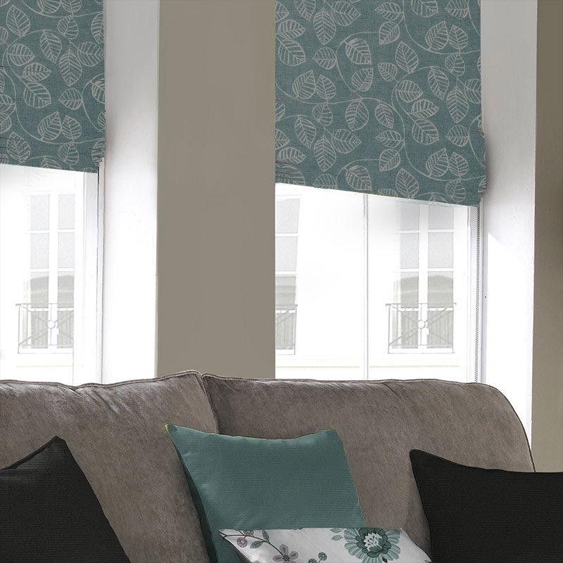 window treatments vine denim