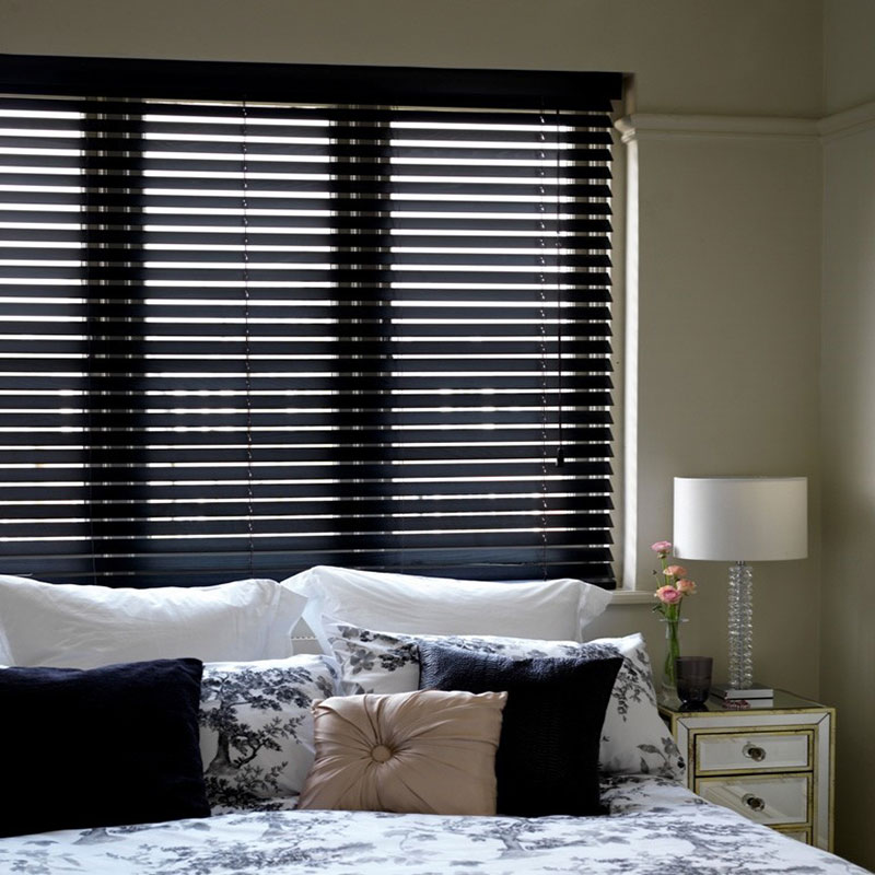 Slat Blinds True Wood UV Black