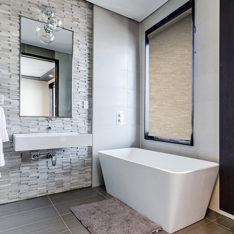 bathroom roller blinds lantra parchment