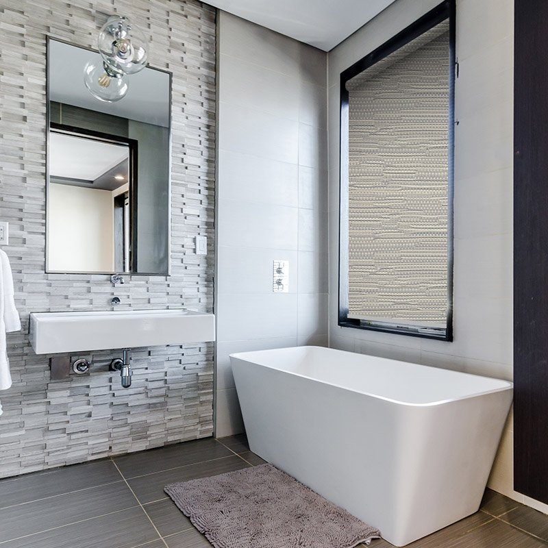 bathroom roller blinds reve chalk