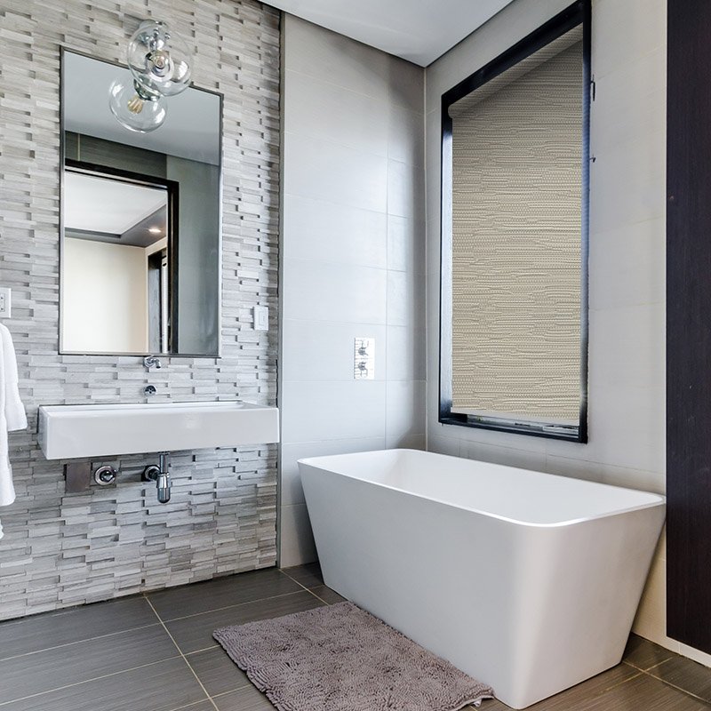 bathroom roller blinds reve sand