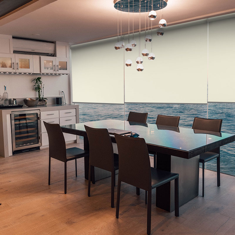 blockout roller blind scribe birch