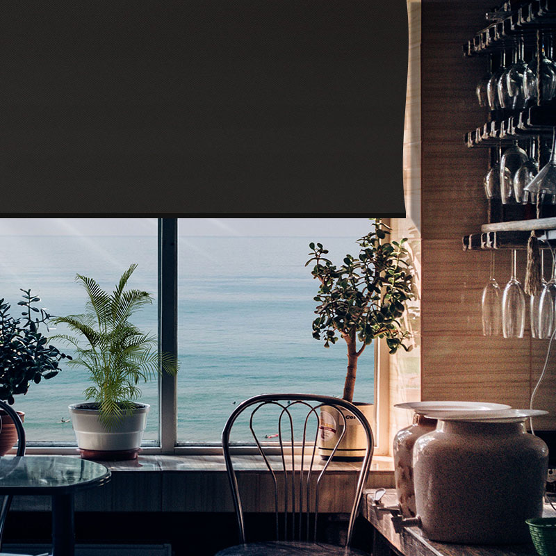 blockout roller blind scribe storm