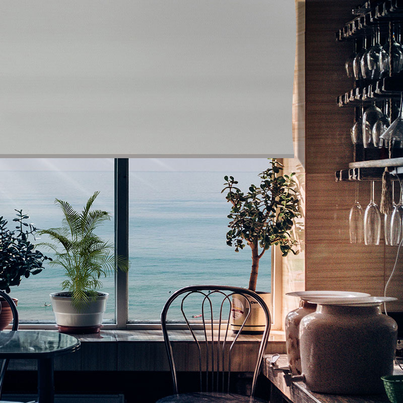 blockout roller blind scribe terrace