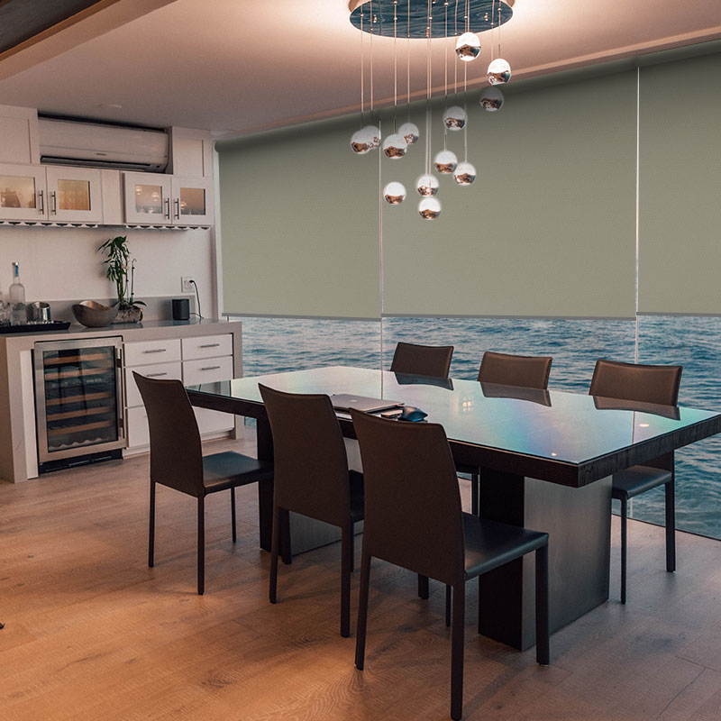 kitchen roller blind scribe whisper