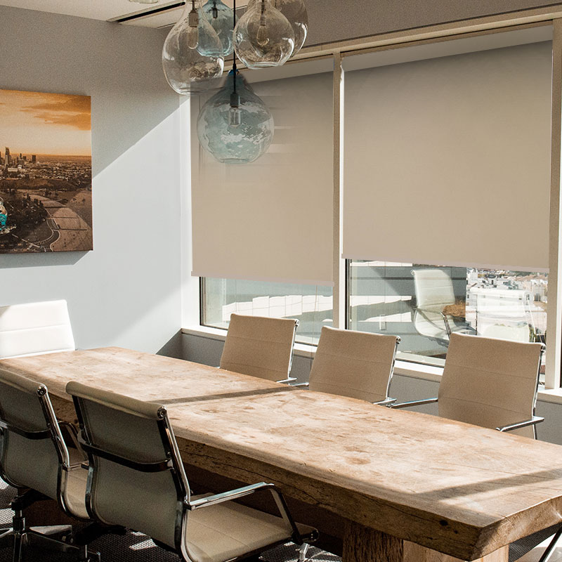 office roller blinds scribe linen