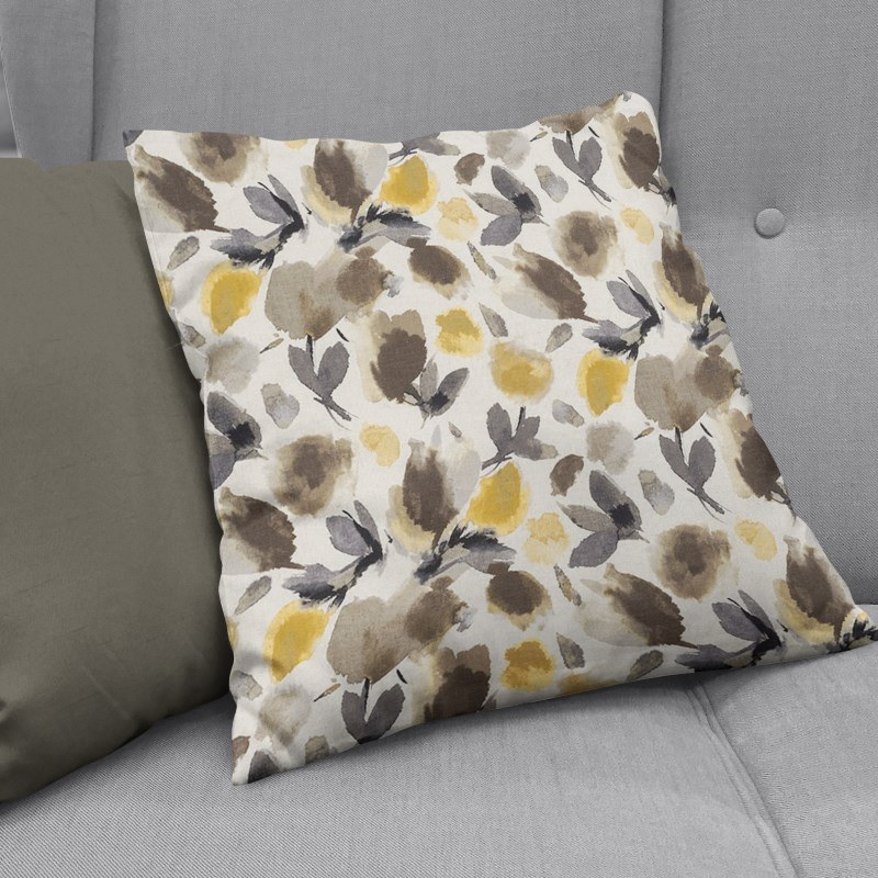 cushion covers flower burst golden
