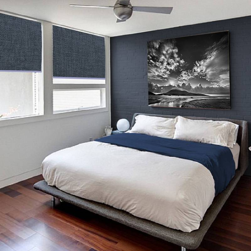 roller blinds direct linesque denim