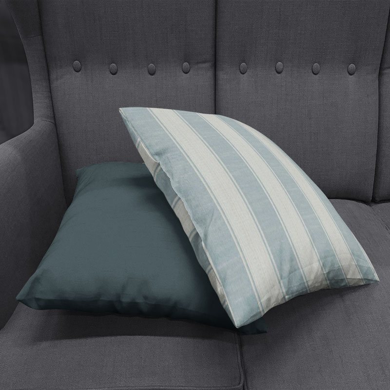 Eastbourne Duckegg Cushions Wellington