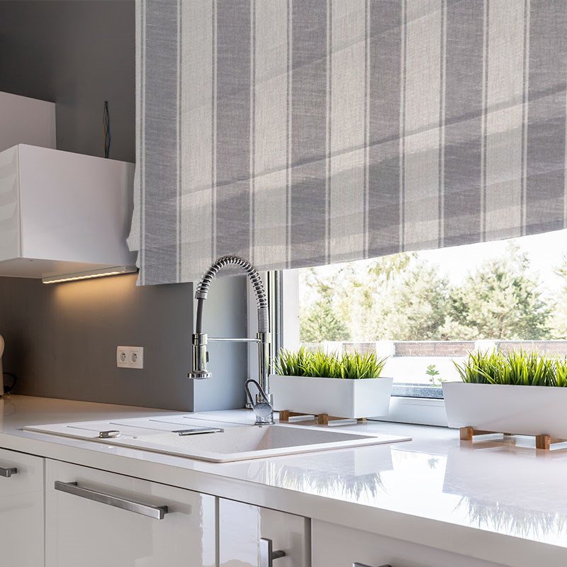 Eastbourne Pewter Blackout Blinds NZ