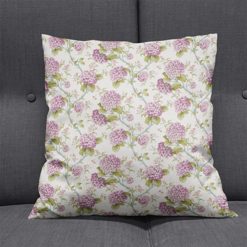 floral cushions online hydrangea spring