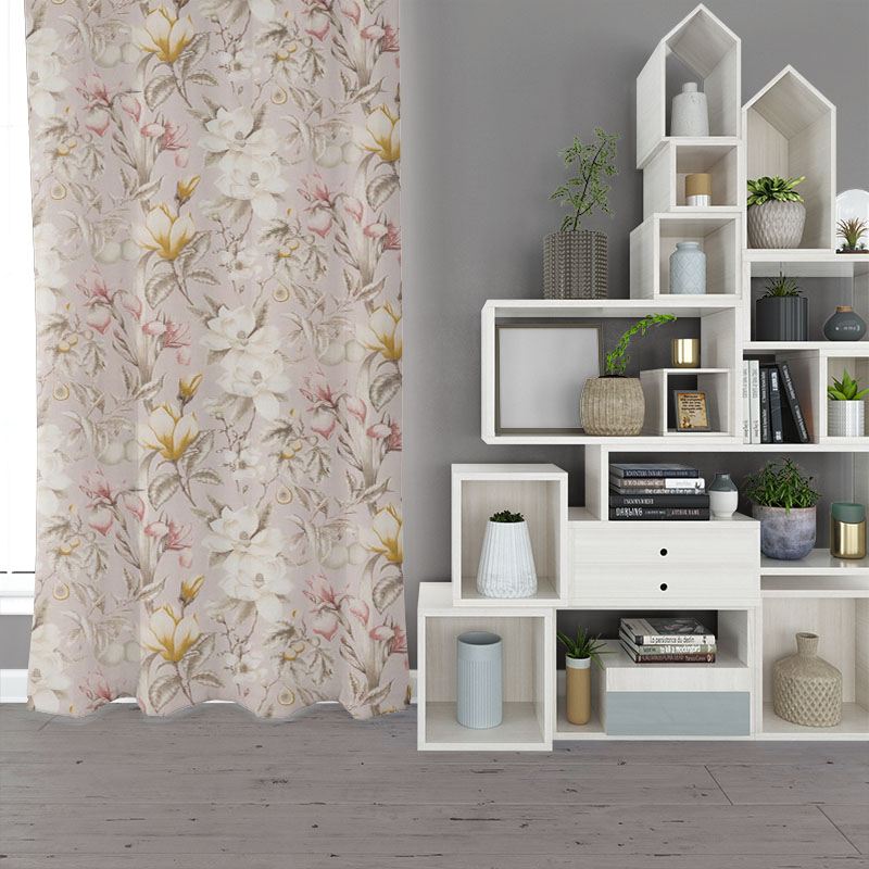 custom made curtains botanist blush