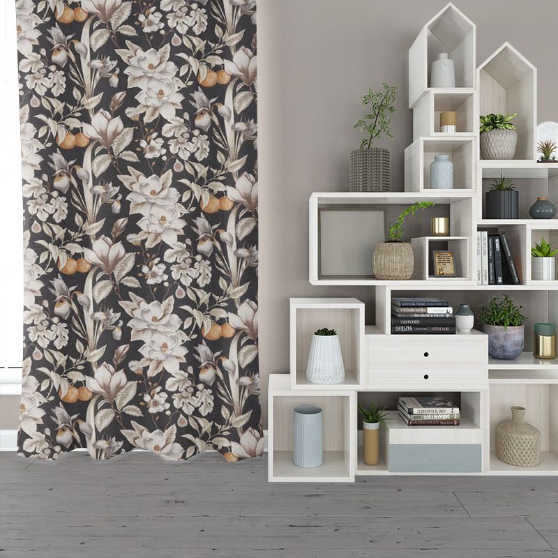 custom made curtains botanist sepia