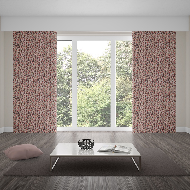 living room curtains Kenji watermelon