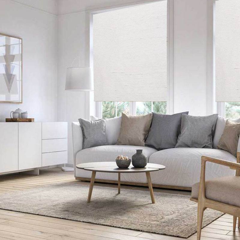 living room roller blinds maharaja ii blanc
