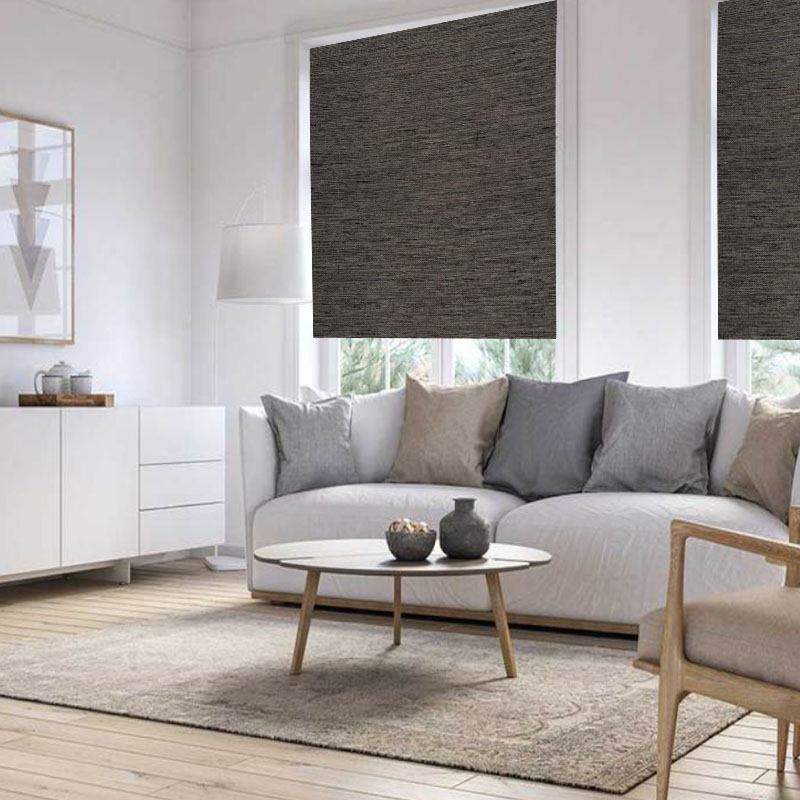 living room roller blinds maharaja ii charcoal